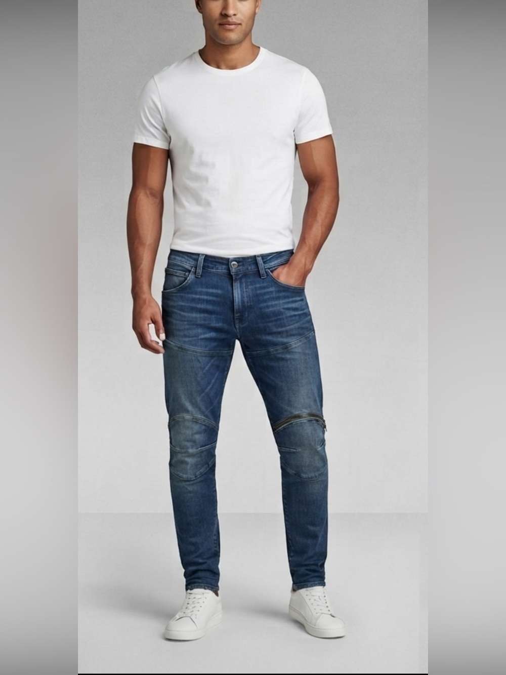 G-Star RAW 5620 3D Zip Knee Skinny Jeans 32x32”